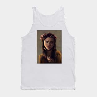 Portrait at sunset Tank Top